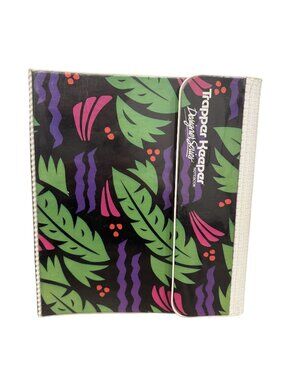Vintage Trapper Keeper Designer Series Tropical Leaves Mead With Folders